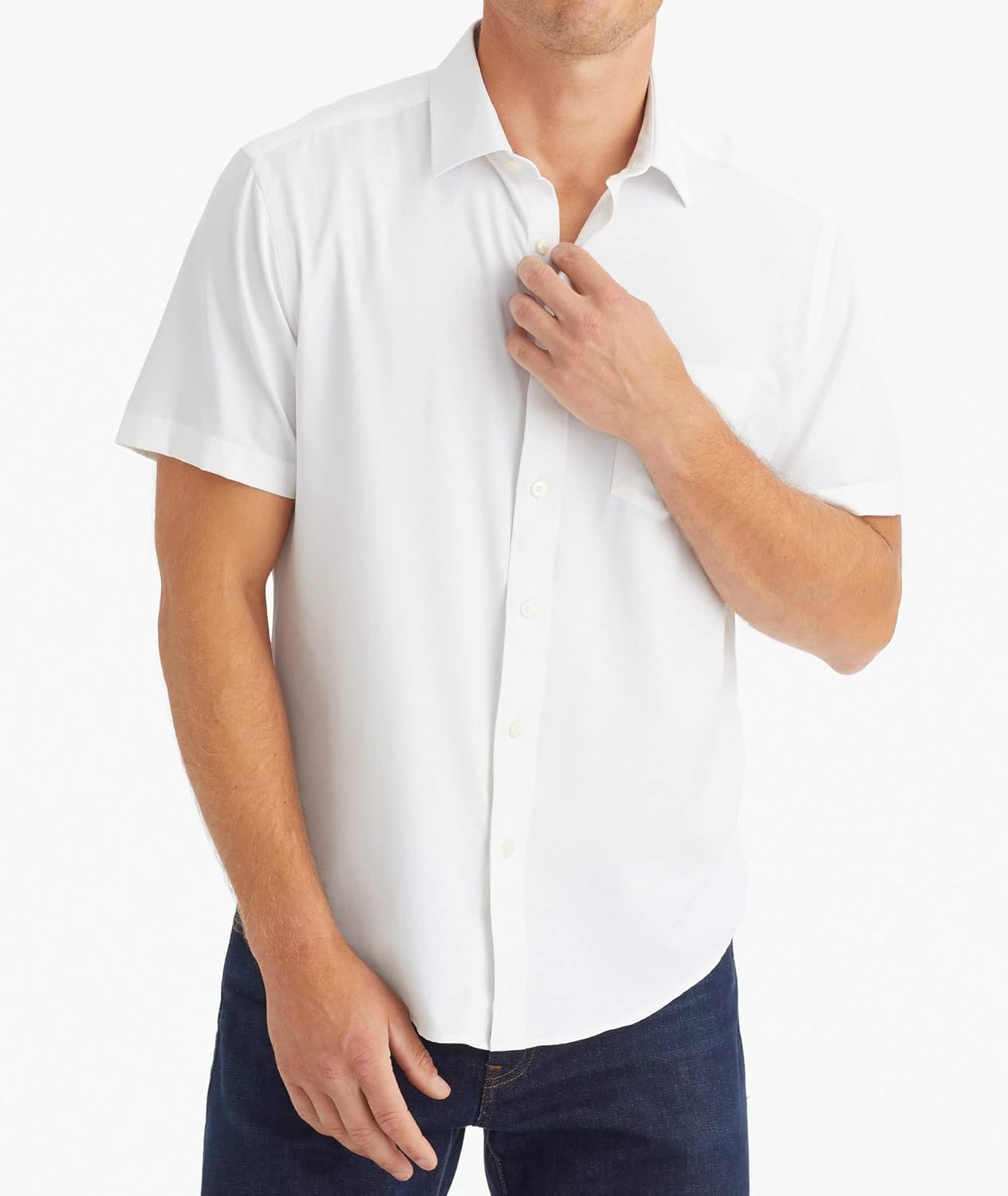 UNTUCKit Gironde Wrinkle Free Performance Short Sleeve Button Down Shirt - Image 5