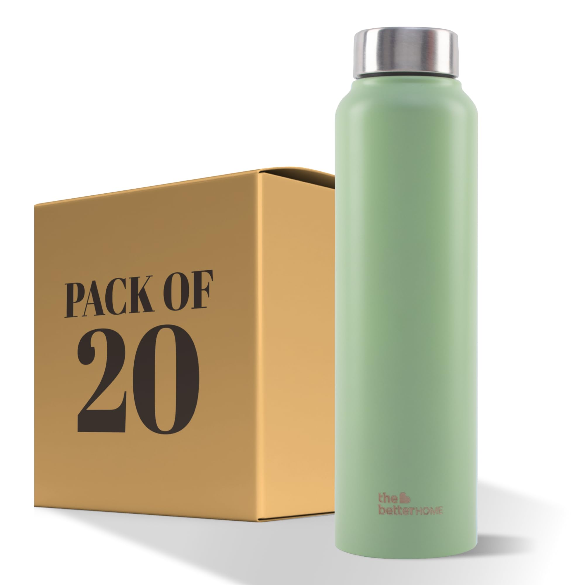 The Better Home Stainless Steel Water Bottle 1 Litre | Leak Proof, Durable & Rust Proof | Non-Toxic & BPA Free Steel Bottles 1+ Litre | Eco Friendly Stainless Steel Water Bottle (Pack of 3) — Amazon image 9