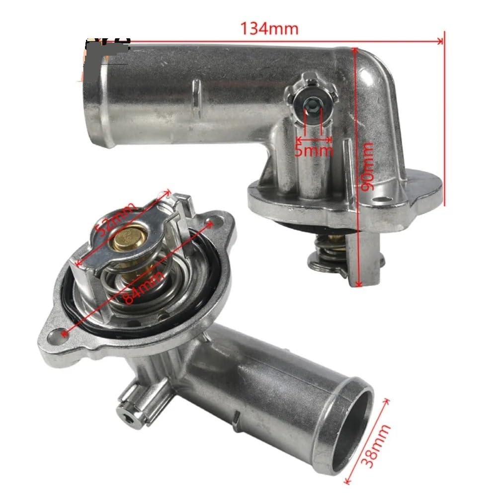 Termostat 5184651AG 5184655AD 5184651AF 5184651AH Pasuje do Jeep Grand Cherokee Pasuje do Dodge Durango 2011-2015 OBUDOWA TERMOSTATU