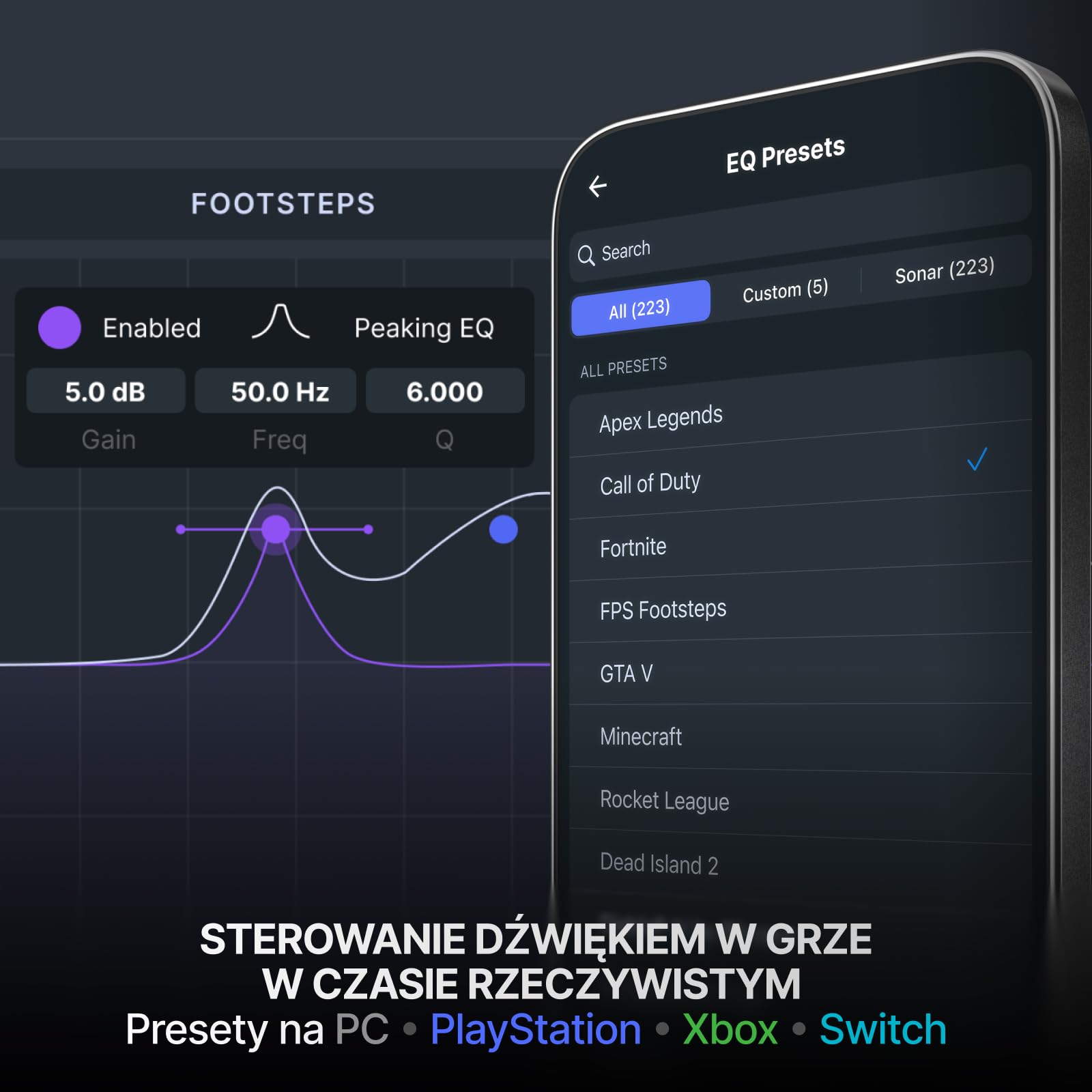 SteelSeries Arctis Nova Pro Omni – Bezprzewodowy dźwięk Hi‑Res, 96kHz/24bit, ANC, mikrofon ClearCast Pro, redukcja szumów AI, aplikacja mobilna, Mix 2,4GHz + BT, OmniPlay PC+PlayStation+Xbox – Biały
