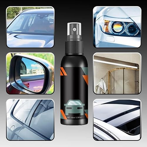 Miniatura 4 de Aerosol para parabrisas de automóvil, repelente al agua, agente antivaho y resistente a la lluvia (2 botellas)