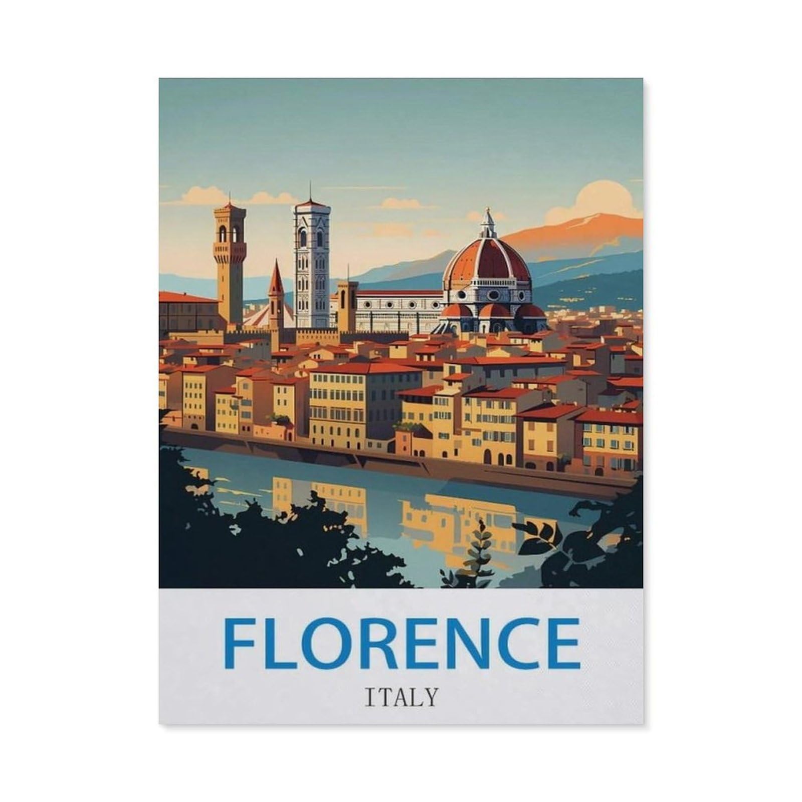 BEAYODKP Diamond Painting，Florence Italy（30 x 40 cm）