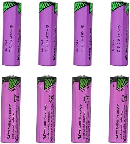 Paquete de 8 pilas AA de repuesto para batería de litio SL 760 SL 760 (paquete de 8)