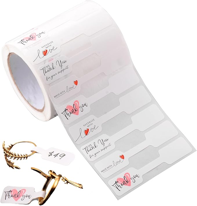 GICOHI 4 Styles Jewelry Price Tags Stickers,Jewelry Hang