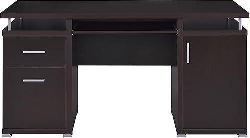 Miniatura 17 de Escritorio para computadora, Madera, Blanco crudo Blanco,Capuccino,https://www.amazon.com/dp/undefined