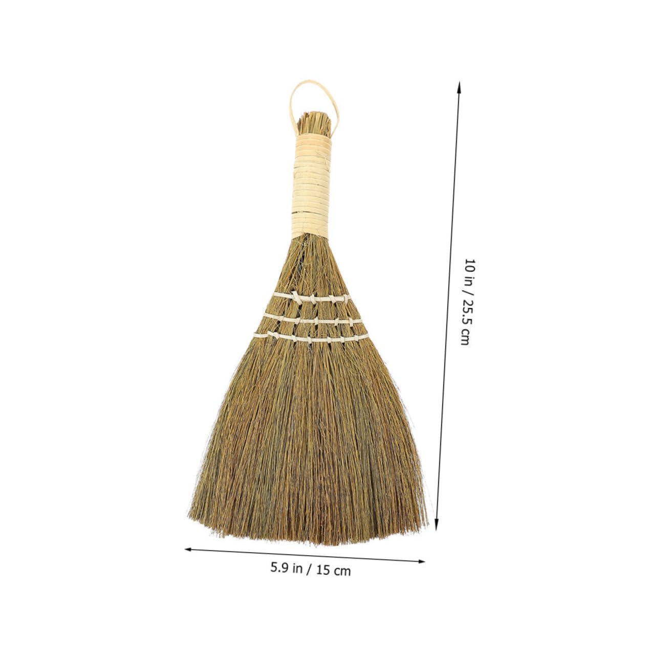 AUTSUPPL 3pcs Kitchen Cleaning Broom Short Handle Broom Dust Small Cleaning Broom Whisk Broom Small Home Cleaning Wiccan Cleaning for Home Tabletop Broom Asian Broom Whisk Brooms Miscanthus