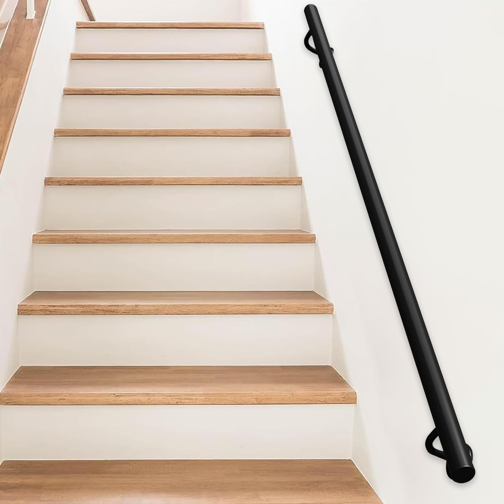 Rampe d'escalier en fer forgé pour sécuriser les accès de votre jardin