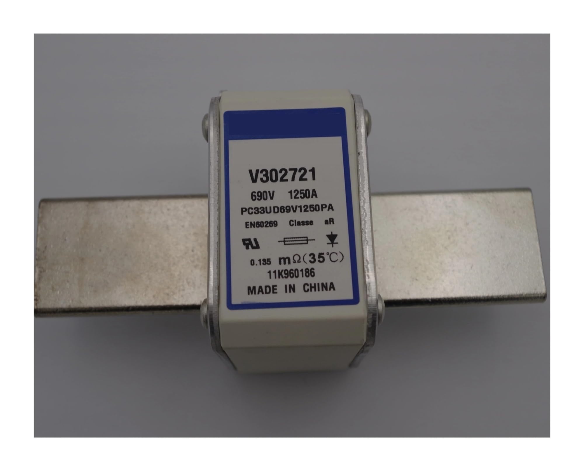 Fusibile Termico ceramico a Cartuccia ad Alta velocità di Tipo PC33UD69V1250PA