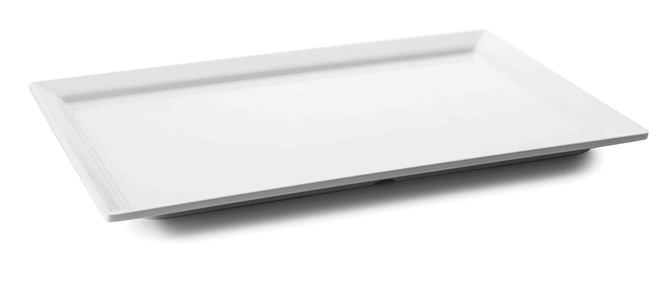 Lacor 63535 Classic Melamine Tray, 53 x 32 x 3 cm, White