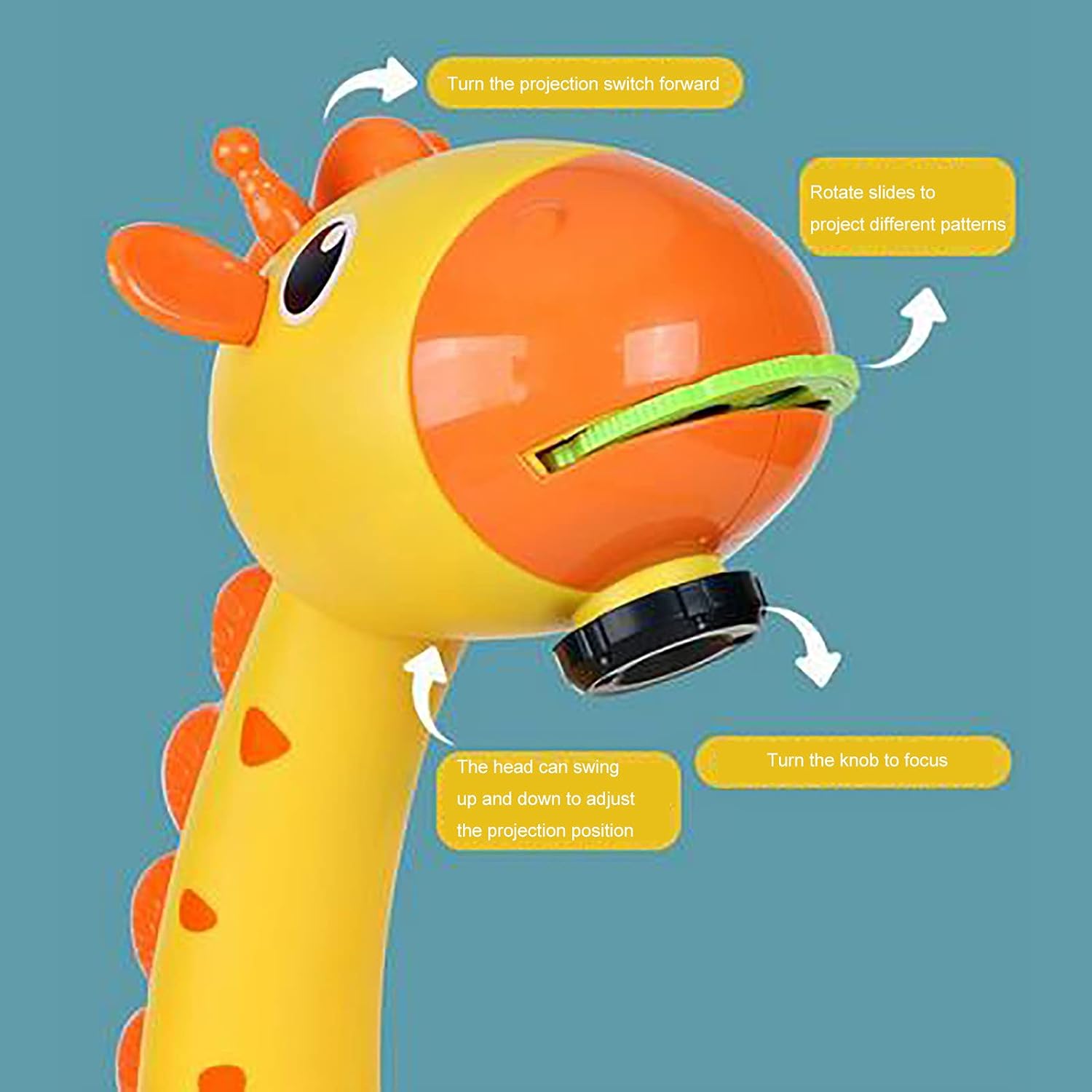 JinGoldBell Drawing Projector Table for Kids 6-8 Ages Childrens Projector Painting Board Set for Tracing, Children's Trace and Draw Projector Toy with Light Music for Early ​Learning Art (01 Giraffe) : Toys & Games