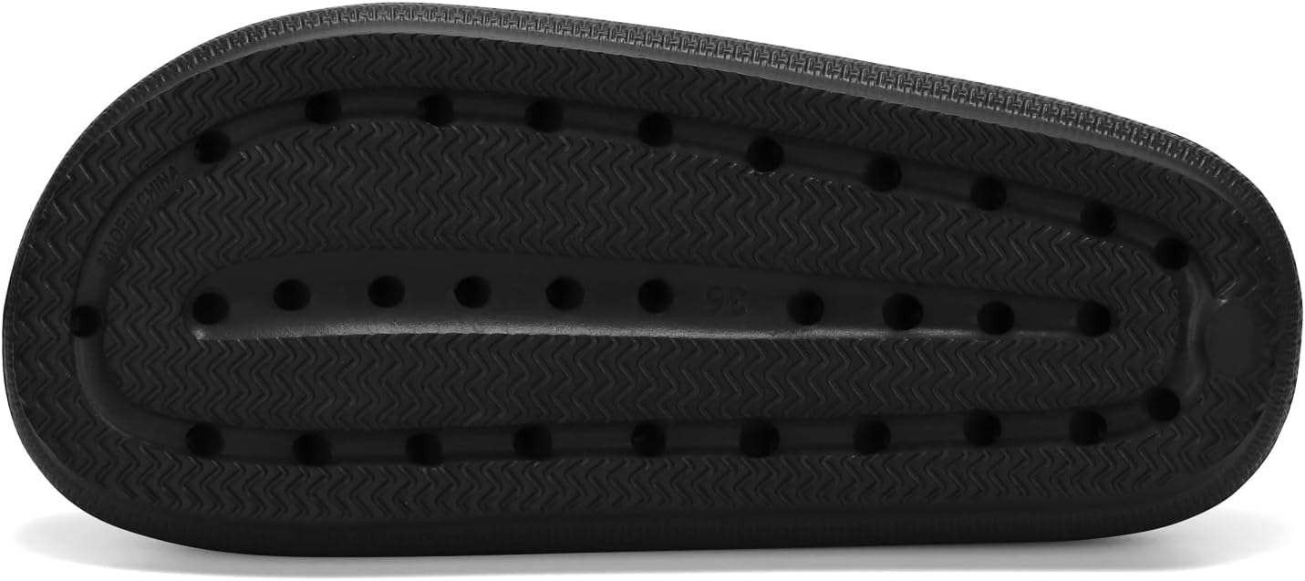 Dirk Slides for Women and Men Sandals Pillow Slippers Shower Shoes Cushioned Cloud Slides - Image 6