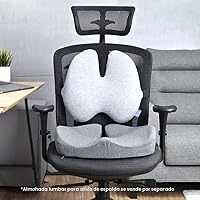 Vista 9 de C CUSHION LAB Cojín de Asiento Patentado para Alivio de Presión para Largas Horas de Estar Sentado en Silla de Oficina/Casa, Auto, Silla de Ruedas