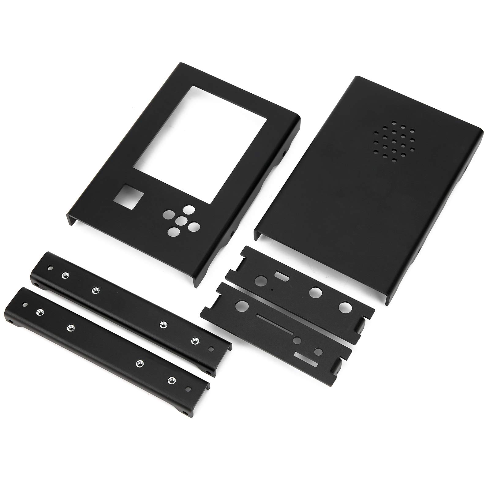 Portapack H2-Gehäuse, Hackrf One Portapack H2-Gehäuse, Projektboxen für Elektronik, Aluminiumlegierungsgehäuse, Aluminiumgehäuse, Projektbox, schwarzes Metallgehäuse für