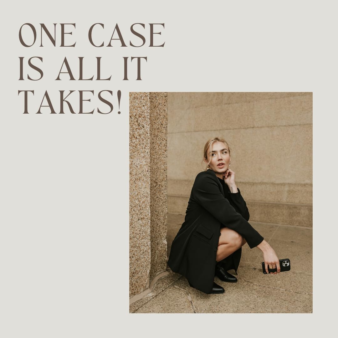 Walli Cases for iPhone 17 Pro Aesthetic Magnetic Phone Case Compatible Magnetic Wallet & Accessories – Cute, Trendy Vegan Leather Phone Cover fits iPhone 17 Pro Series