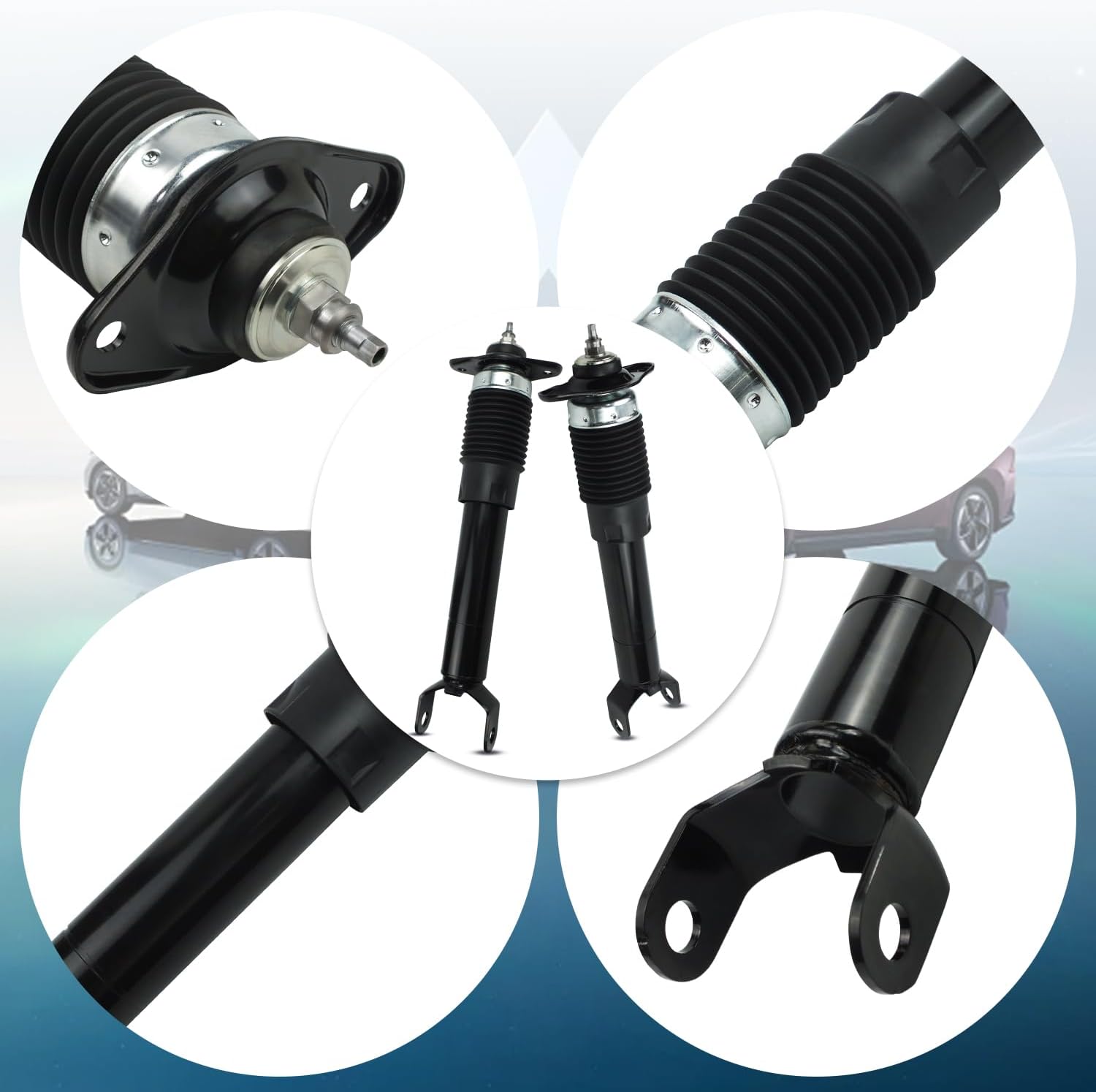 Rear Shock Strut Absorbers Compatible for Cadillac XLR 2004-2009, Corvette C5 C6 2003-2013, 88952528, 88952529， 2PCS