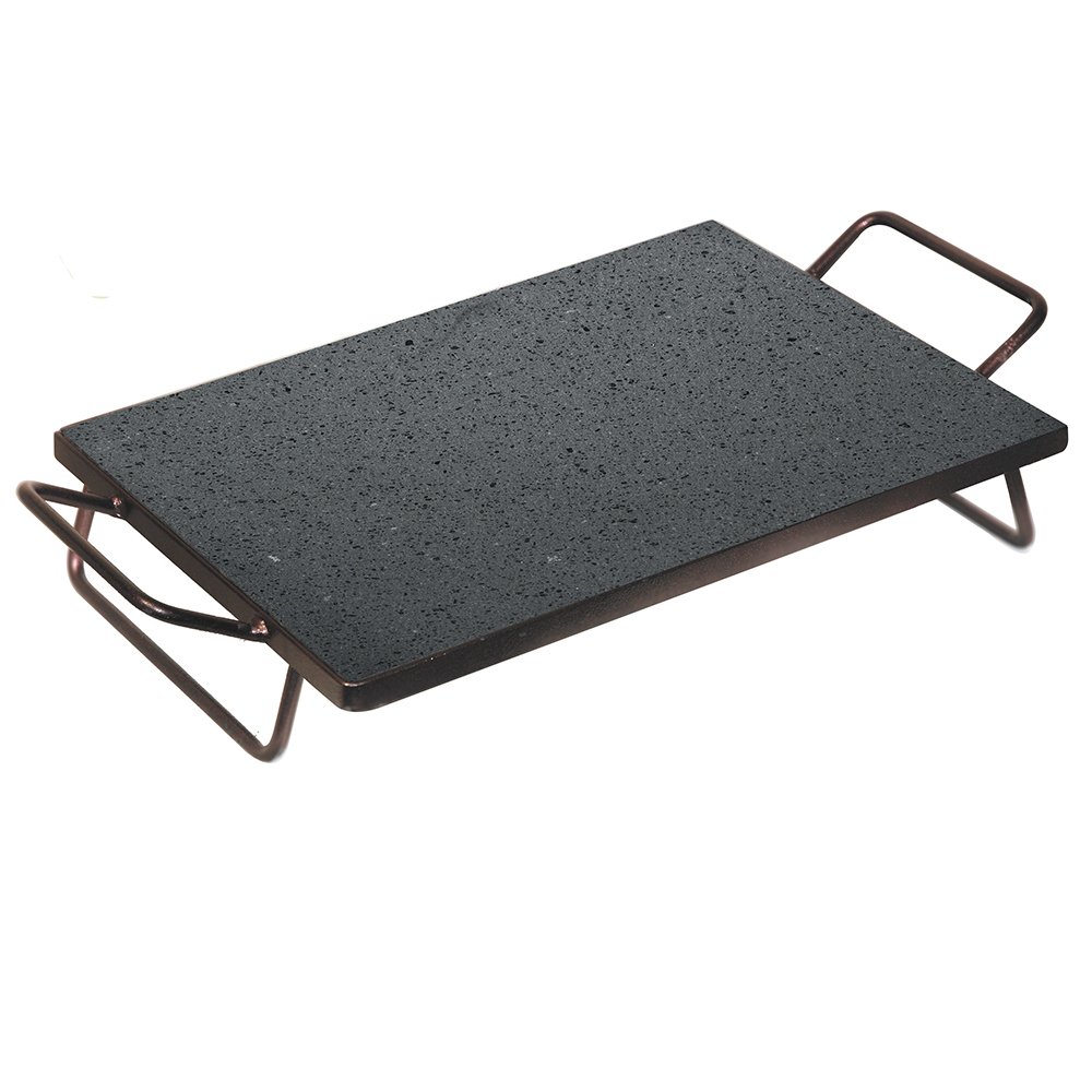 Bistecchiera piastra in ferro per camino barbecue bbq 40x30cm cottura carne 525a