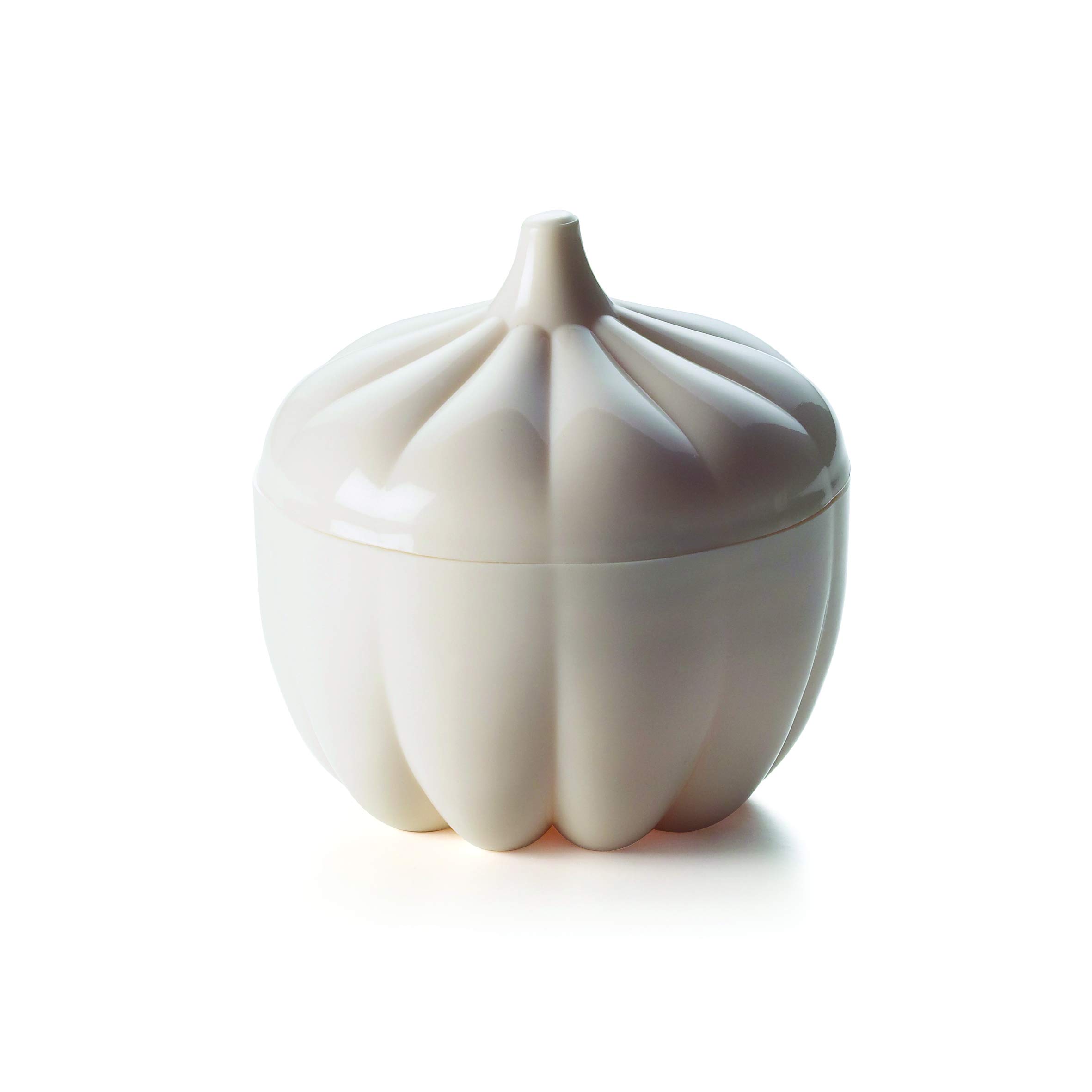 Excelsa Cream Allium Storage Container Garlic, Diameter: 10 Cm