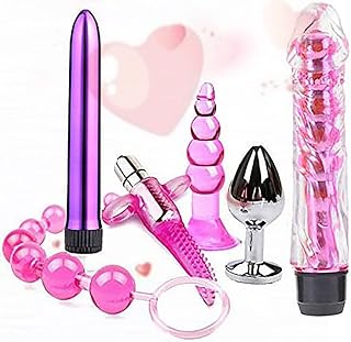 Jeu de 6 Jouets de Couple Roses de différentes Formes et Tailles