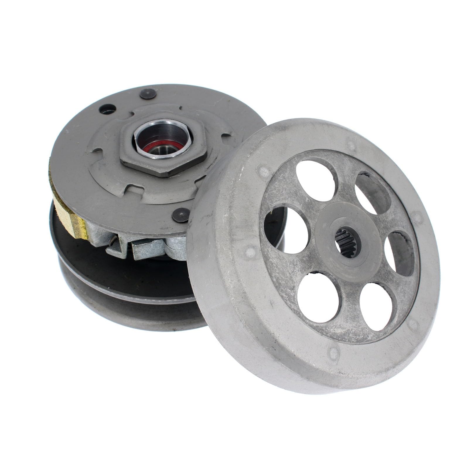 Conjunto De Embrague con Campana para Ciclomotor para Jog, 49cc, 50cc, 1PE40QMB, 1E40QMA, para Motor para Minarelli 2 Tiempos, Pastillas