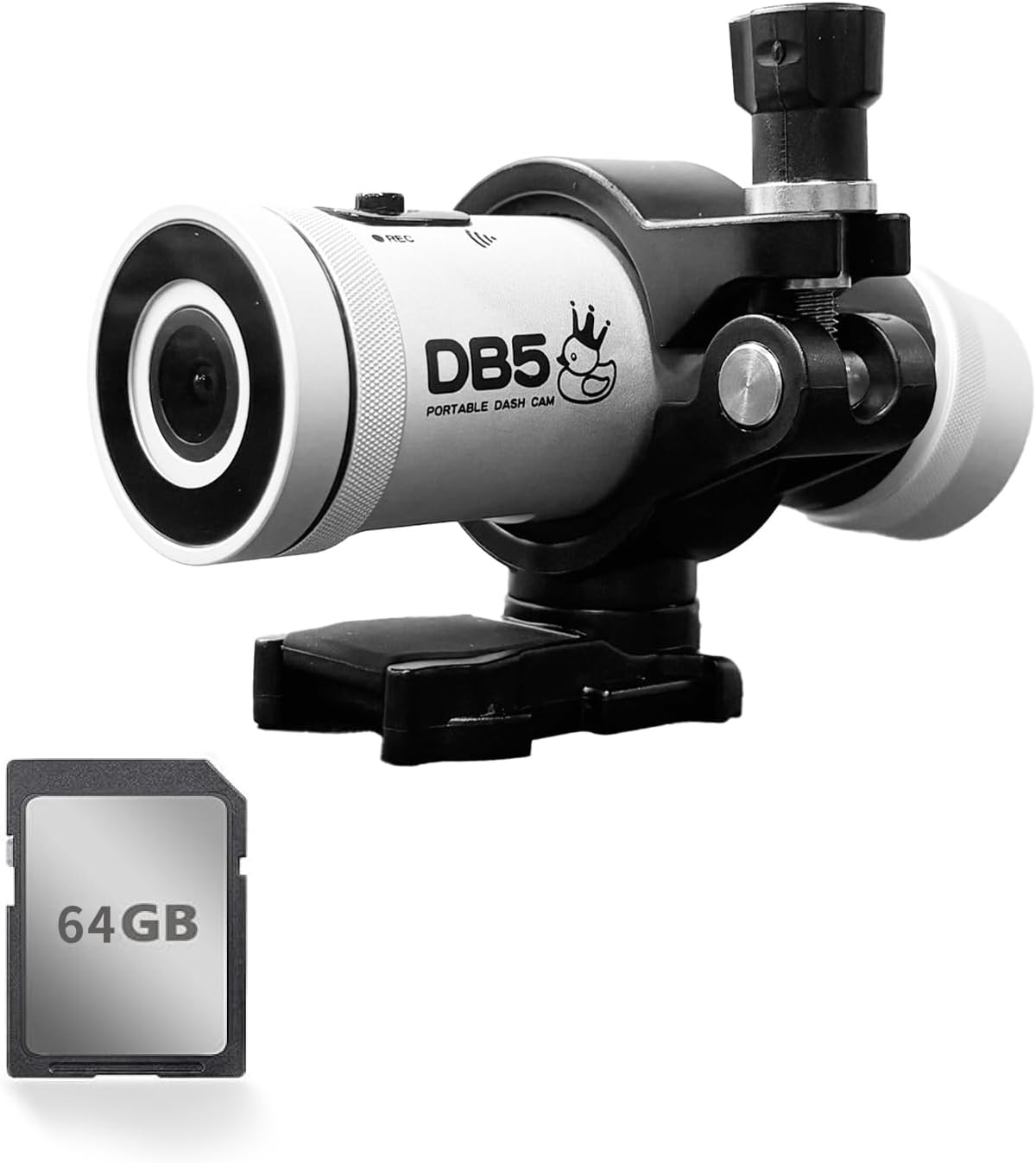 LKT 2K Motorcycle Helmet Camera Front & 1080P Rear with 64GB Card, 1920mAh 5H Battery, Dual Bike Dash Cam with Sony Starvis Sensor, WiFi Night Vision Cycling Camera Bike Camera