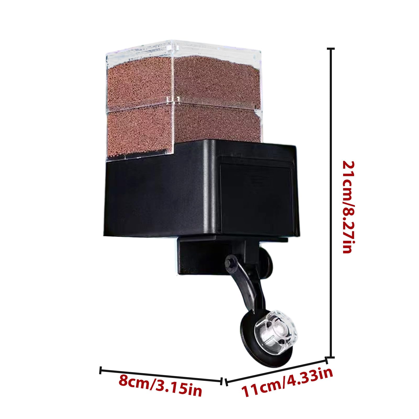 Automatic Fish Feeder for Vacation, Airtight Dispenser with Timer, Auto Feeder for Aquarium and Small Tanks with Portion Control - image 2