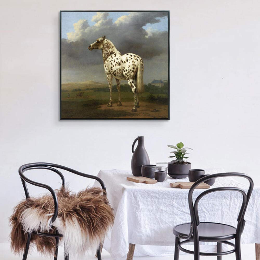 Set di 9 stampe vintage da parete con immagini di cavalli, dipinti di cavalli, arte equestre da parete, decorazioni con cavalli, decorazioni in stile rustico, poster di cavalli HC01 - Italia