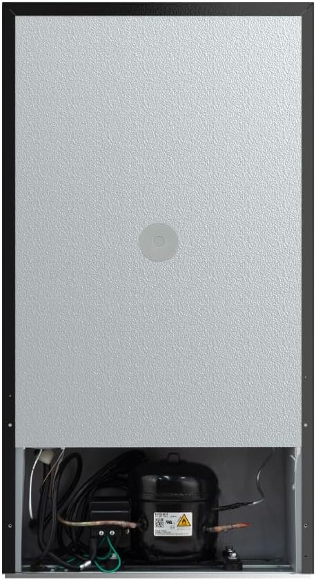 FRIGIDAIRE 3.2 Cu Ft Double Door Top Freezer Refrigerator, Stainless on Fridge.com