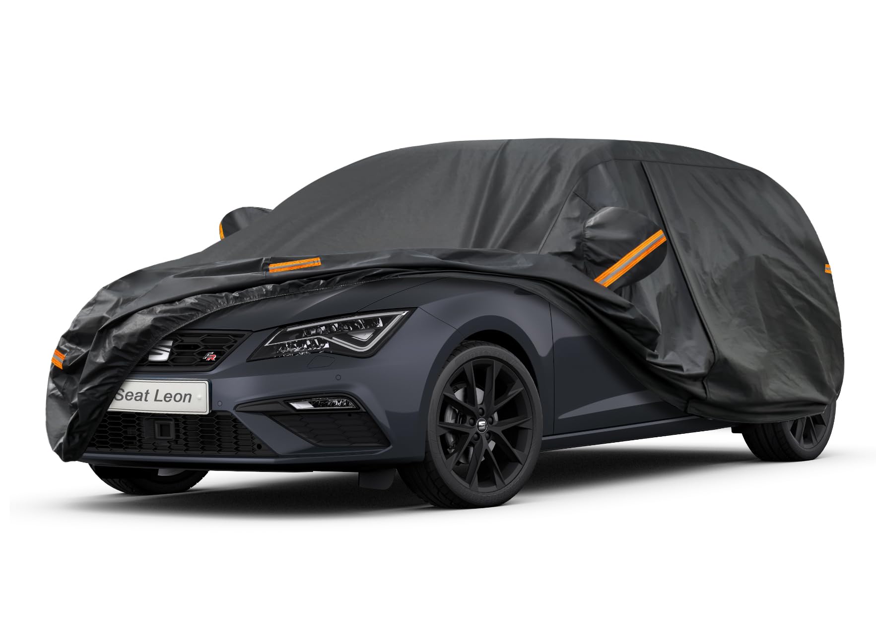 Kayme Funda Coche Exterior, Compatibles con Audi A3 Sportback(1996-2025), Cubierta para Coche Impermeable Transpirable Anti-UV Antipolvo de 7 Capas, Cubre Coche con Cremallera y Forro de Algodón. — view 63