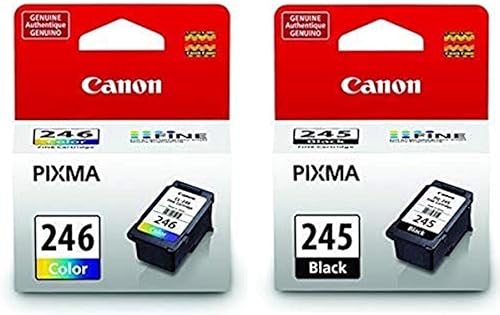 Canon Cartucho de tinta de color CL-246, compatible con MX490, MX492, MG3020, MG2920, MG2924, iP2820, MG2525 y MG2420 y PG-245 Cartucho de tinta
