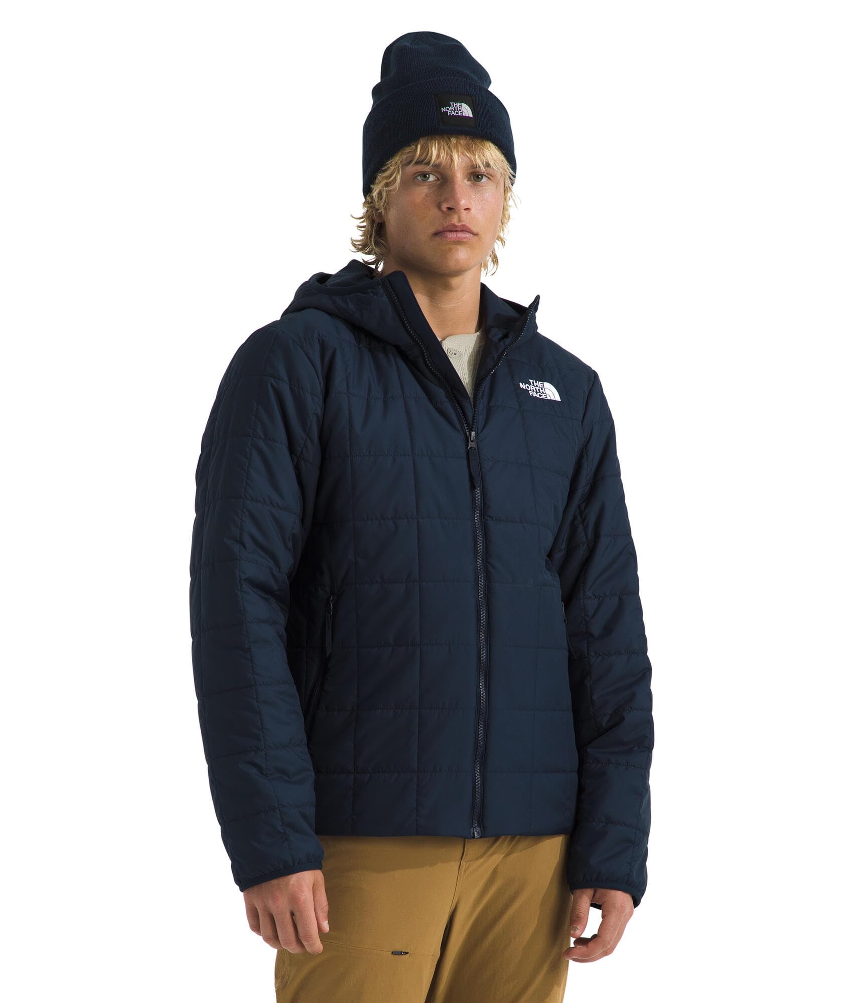 THE NORTH FACE Men's Junction Insulated Hoodie | Water Resistant With Heatseeker Insulation, 3-piece Hood & Zip Pockets