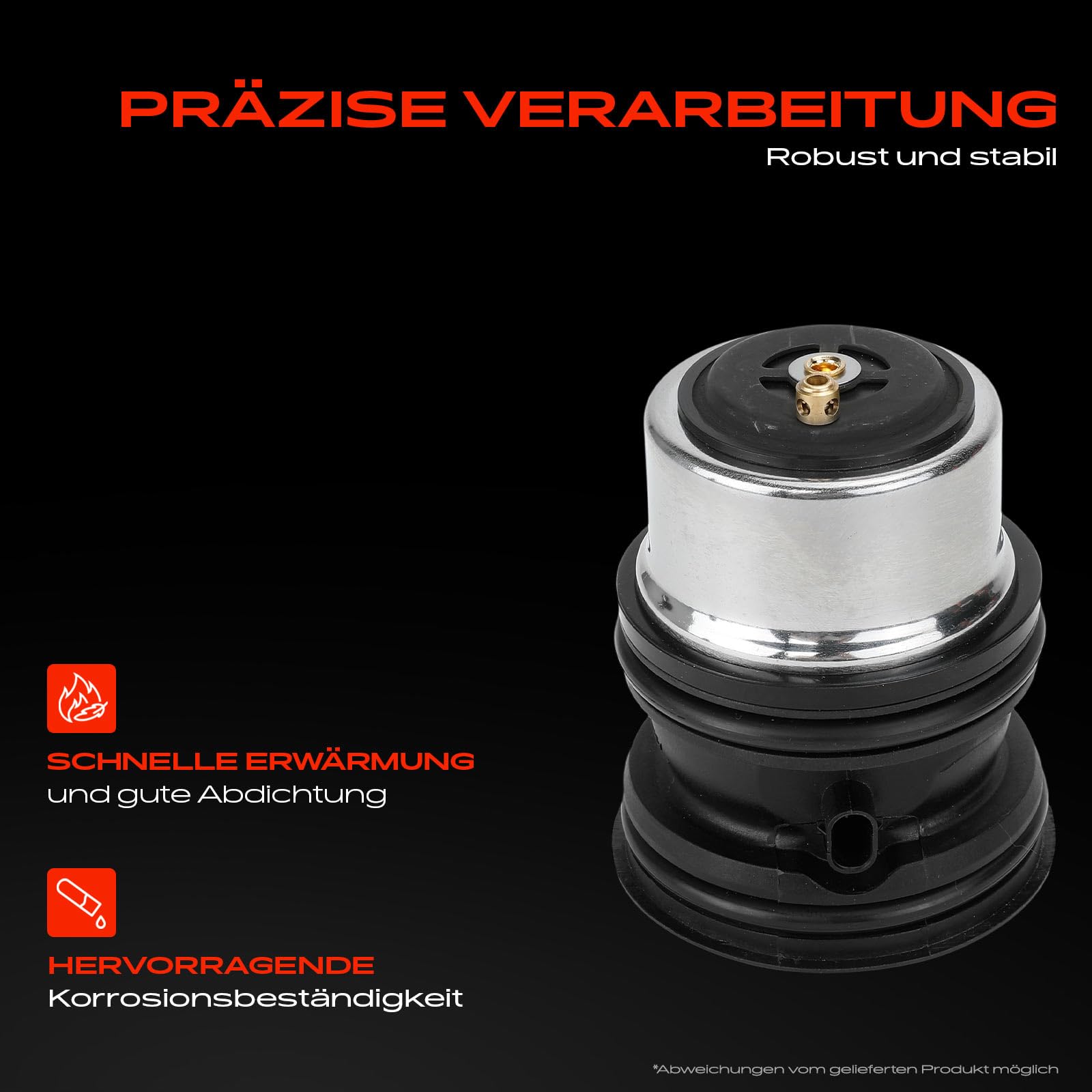 Frankberg Thermostat Kühlmittel Benzin Kompatibel mit C.a.y.e.n.n.e 92A M.a.c.a.n 95B P.a.n.a.m.e.r.a 970 Replace# 94810603401