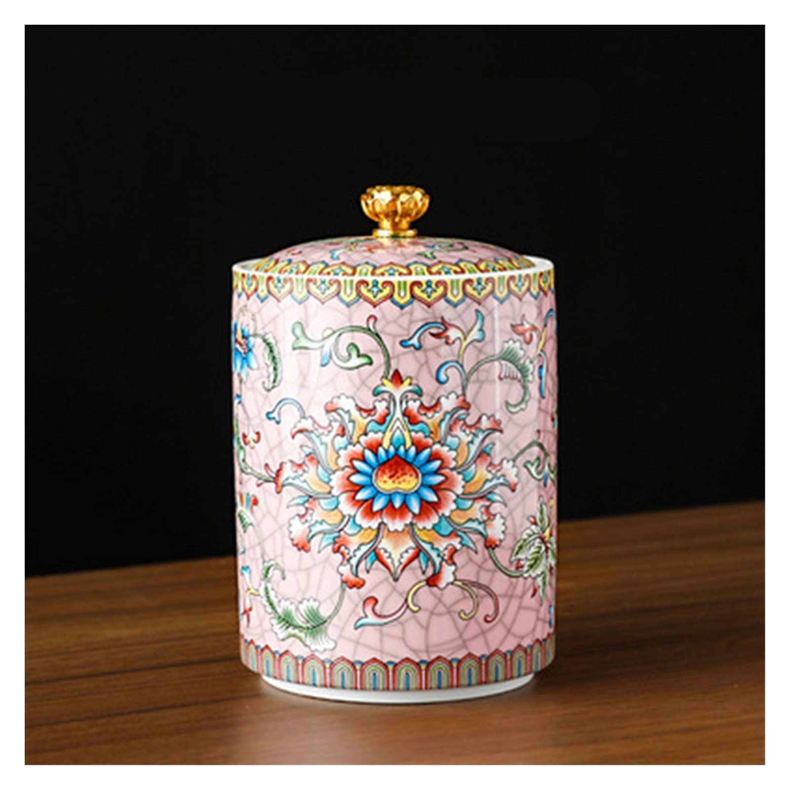 Ceramiczne pudełko na herbatę Caddy Home Travel Tea Set Ceramic Aurance Airthight Cans Pudełko do pakowania herbaty Pu'er Przechowywanie herbaty, prezent dla przyjaciół i rodziny
