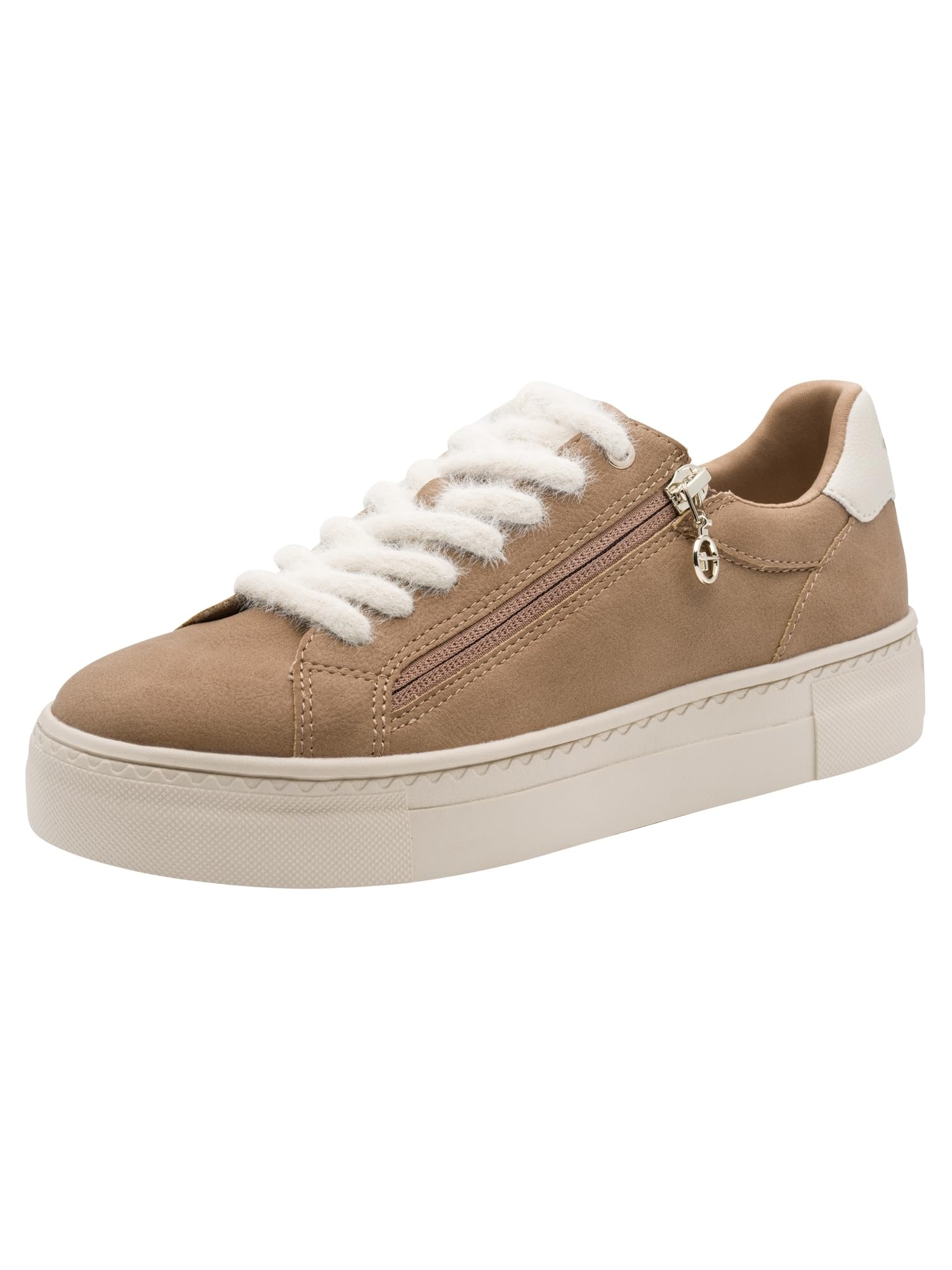 Tamaris Women's Low Flat Trainers, Brown (Camel), 37