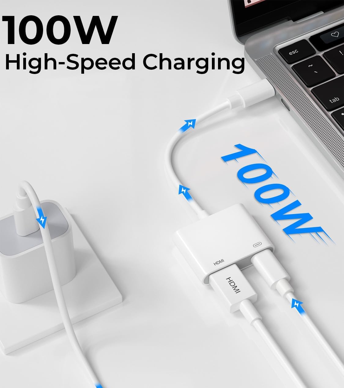 アップル 純正　USB-C to HDMI変換アダプター　美品 Apple純正 ドッキングステーション HDMI変換 USB Type-C接続 Digital