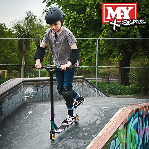 X Skate M.Y XSN-009 Stunt Scooter - Trick Kick Scooter With ABEC 9 Chrome Bearings & 100mm Aluminium
