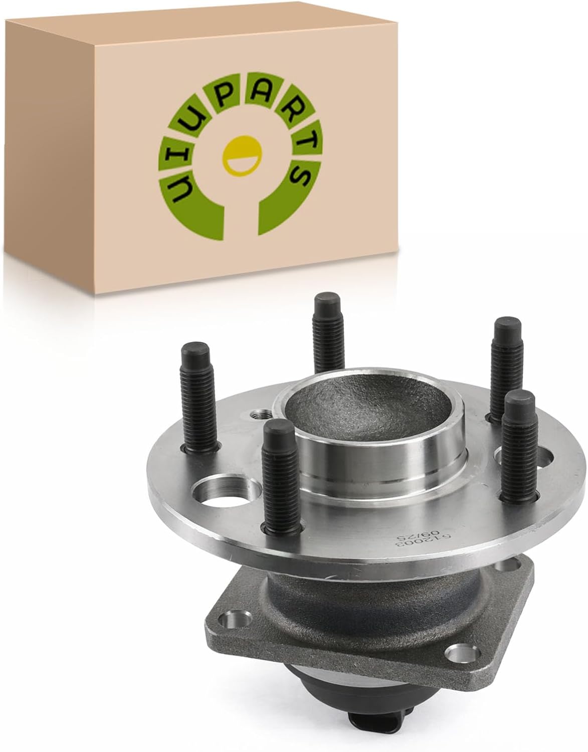 UIU Rear Wheel Bearing Hub Assembly 5 Lug w/ABS Compatible with Buick Lesabre 3.8L 2000-2005,Lucerne 3.8L 2006-2008,Lucerne 3.9L 2009-2011,Cadillac DTS 4.6L 2006-2011,DeVille 4.6L 00-05 & More 512003