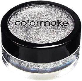Glitter Cremoso Pote 5G Prata Holografico, Colormake