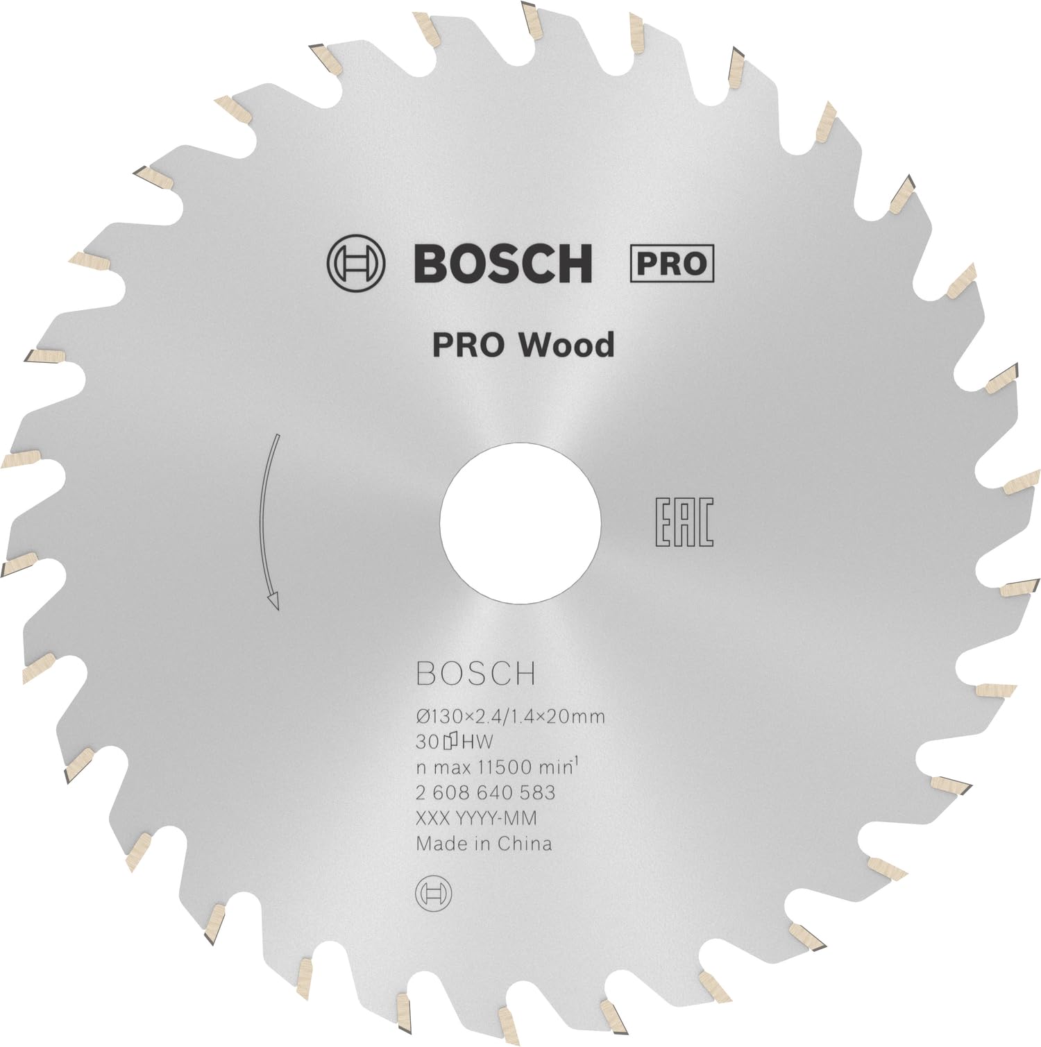Bosch Professional - Optiline Serisi Ahşap için Daire Testere Bıçağı 130 * 20/16 mm 30 Diş