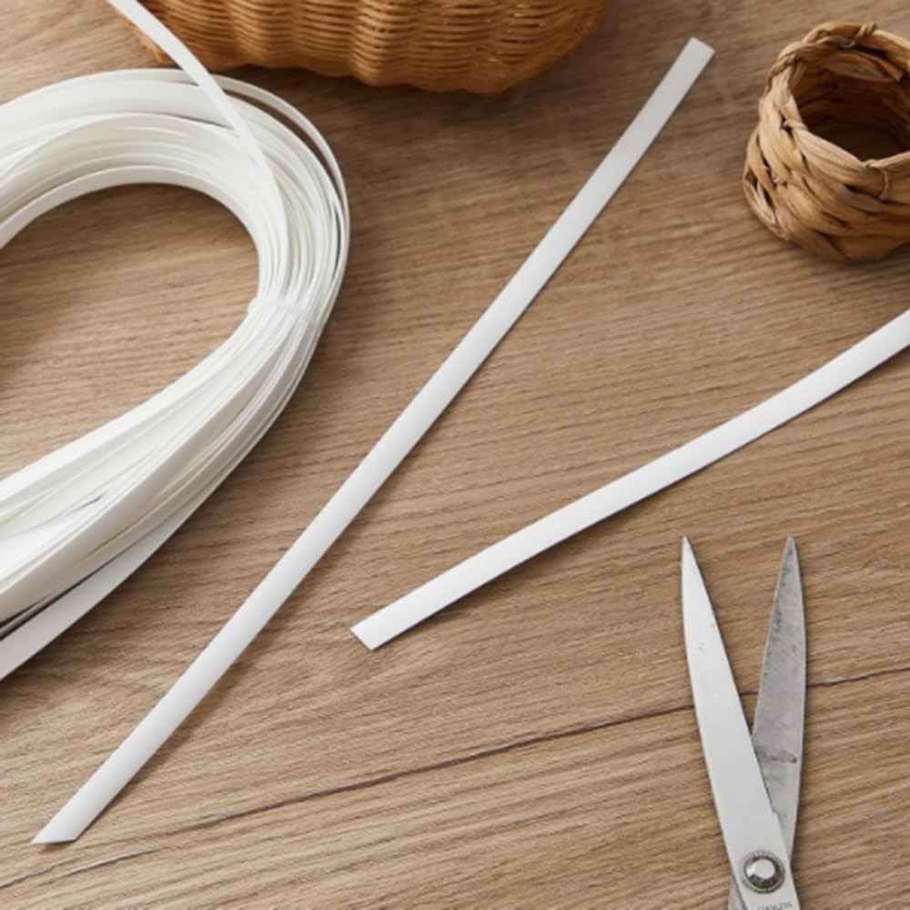 Kit di riparazione in vimini da 197 piedi, kit di fissaggio piatto in rattan sintetico for mobili da giardino, 1 pcs(Striped Coffee)