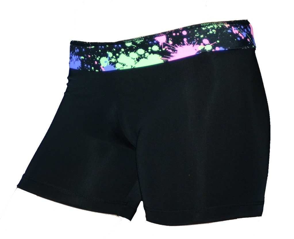 SV Forza Women's Printed Foldover Compression Shorts