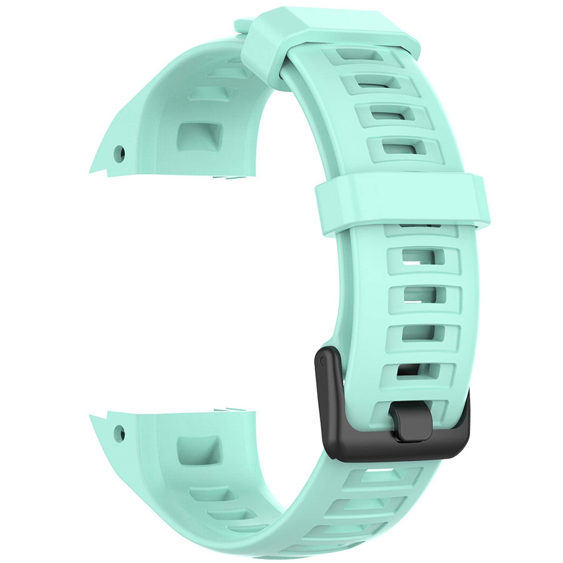 Pasek z etui kompatybilny z Garmin Instinct dla kobiet mężczyzn, klasyczny miękki silikonowy pasek do zegarka Garmin Instinct Tide / Tactical/Dual/Power Surf/Power/Esports Watch (miętowy pasek