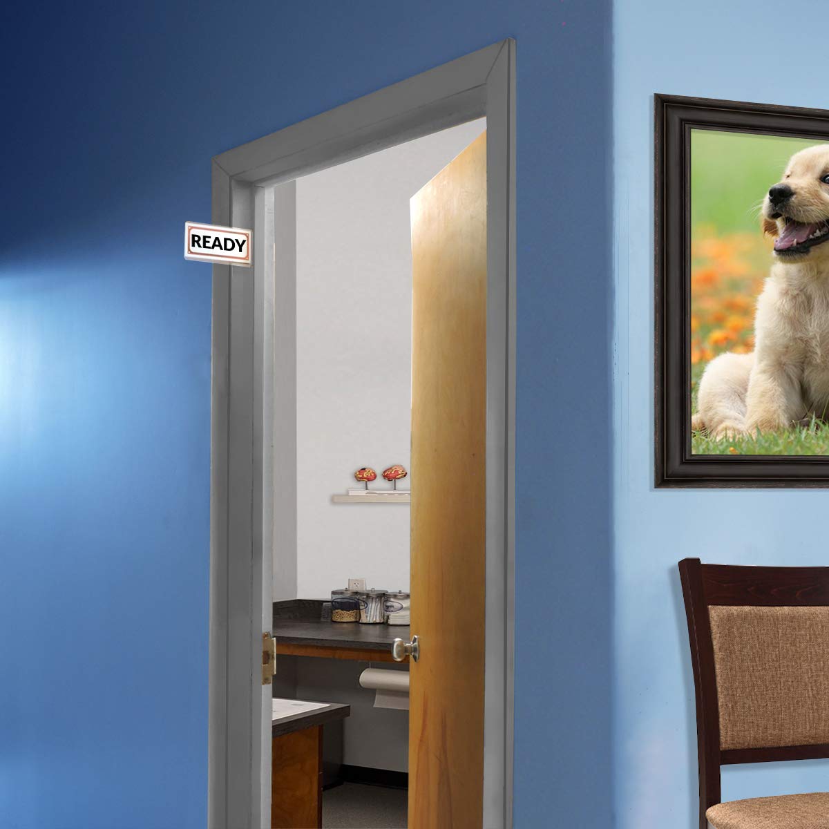StoreSMART - Rigid Magnetic Exam Room Flags for Veterinarian Offices - 3