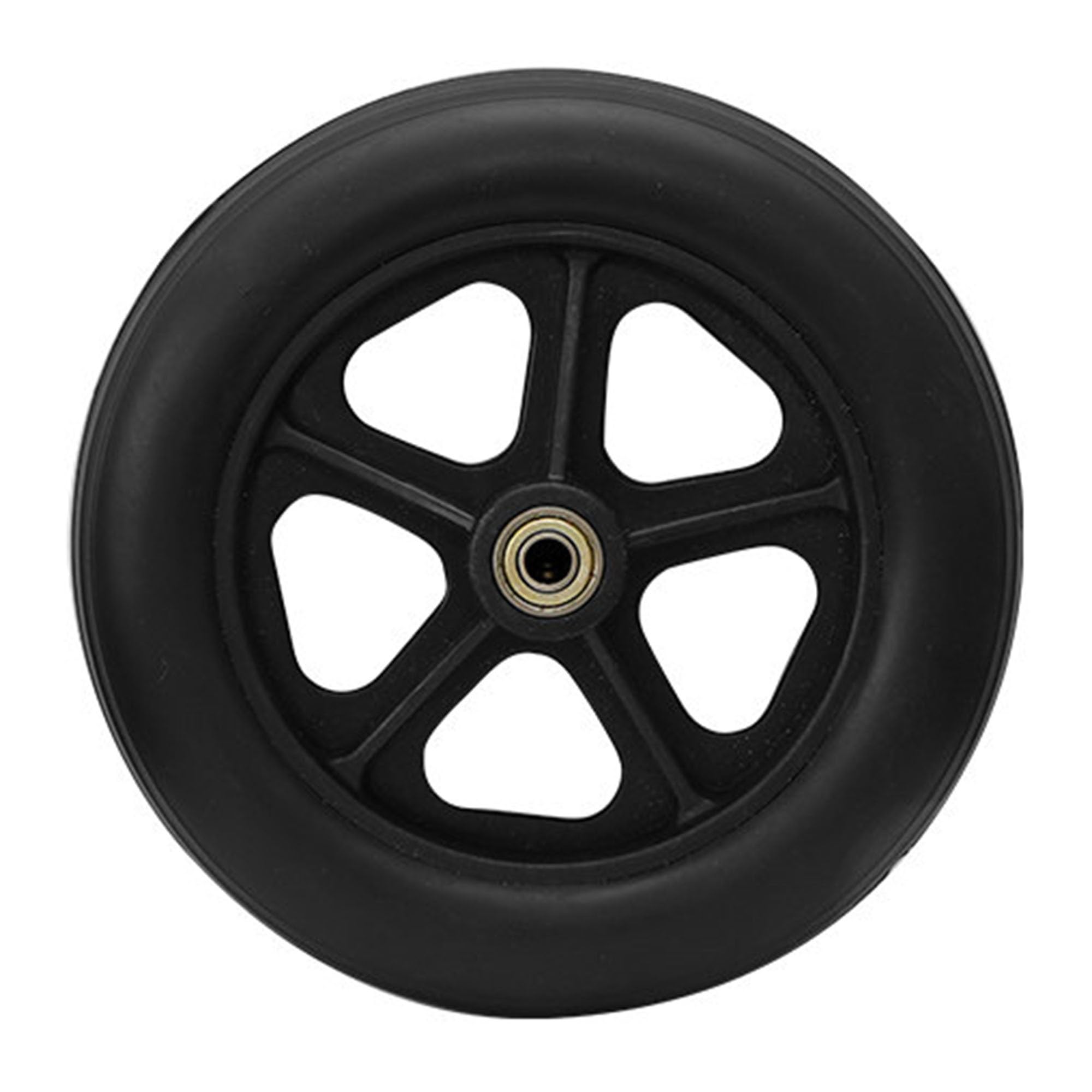 Genterun Black Manual Wheelchair Front Wheels,Swivel Wheels(,8In Widening)
