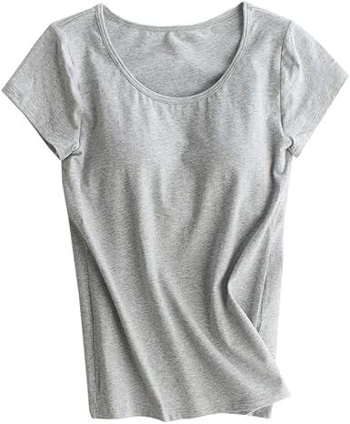 Women's t shirt with built in bra Clearance