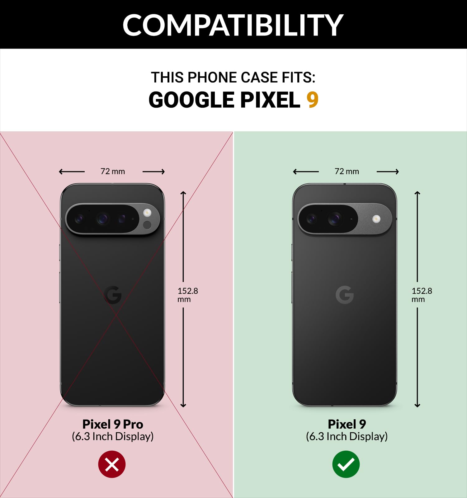 SURAZO Etui z prawdziwej skóry do Google Pixel 9 – odporne na uderzenia skórzane etui na telefon komórkowy [z ochroną aparatu, szybką, kieszenią na karty, funkcją stojaka, brelokiem do kluczy] bumper,