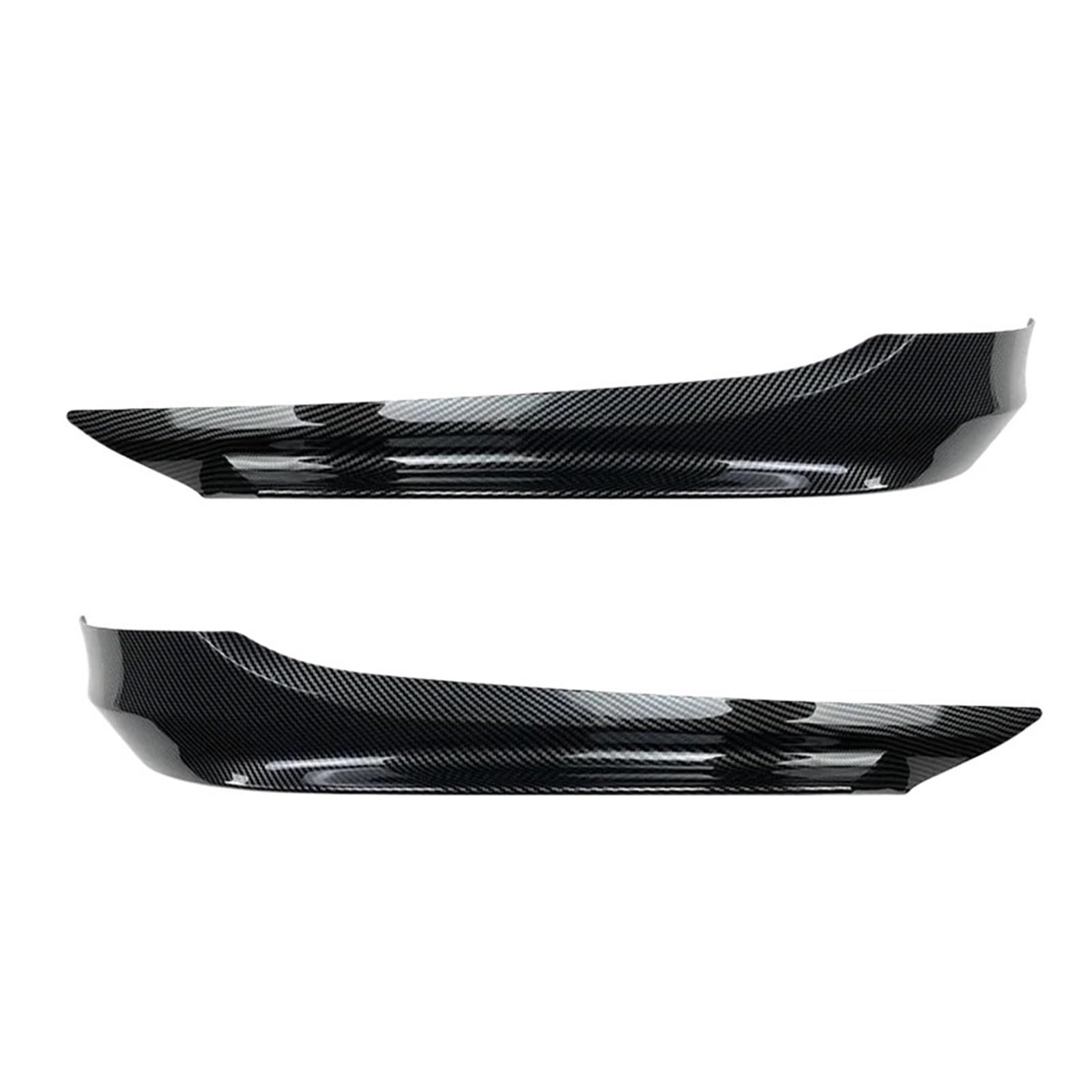 Przedni zderzak samochodowy Spoiler Splitter Canard Lip Dyfuzor Kompatybilny z BMW Seria 3 325i 330i 2007-2012 Body Kit E90 E91 LCI Facelift(Carbon Look)