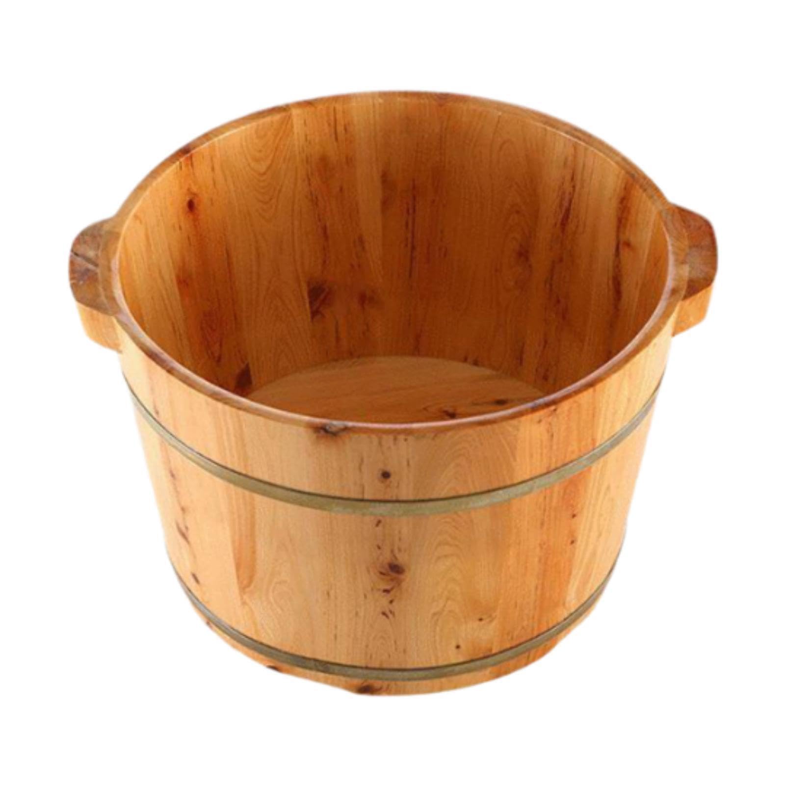 El lavabo para pies de Para madera, de gran capacidad, ofrece beneficios para la salud, cuidado personal y mimos, la bañera para pies también se