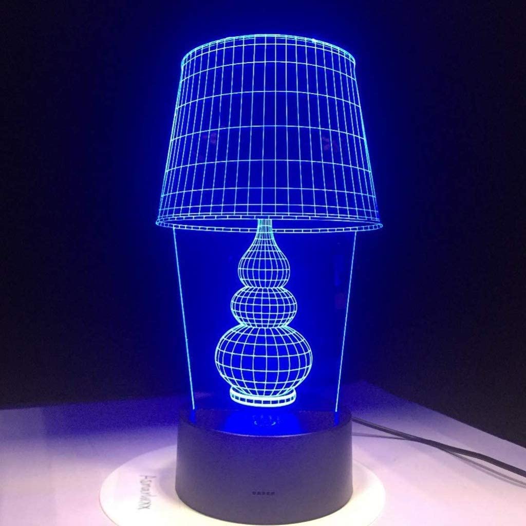 Veilleuse 3D, lampe de chevet enfichable, veilleuse stéréo à LED, lampe d'alimentation pour bébé