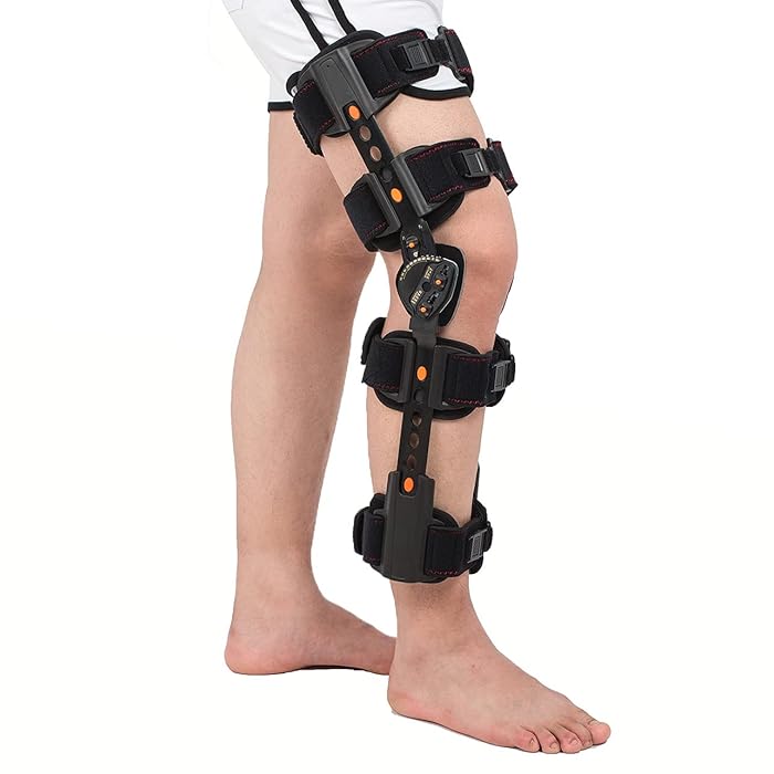Buy TODDOBRA ROM Knee Leg Brace Adjustable Hinged Knee Immobilizer