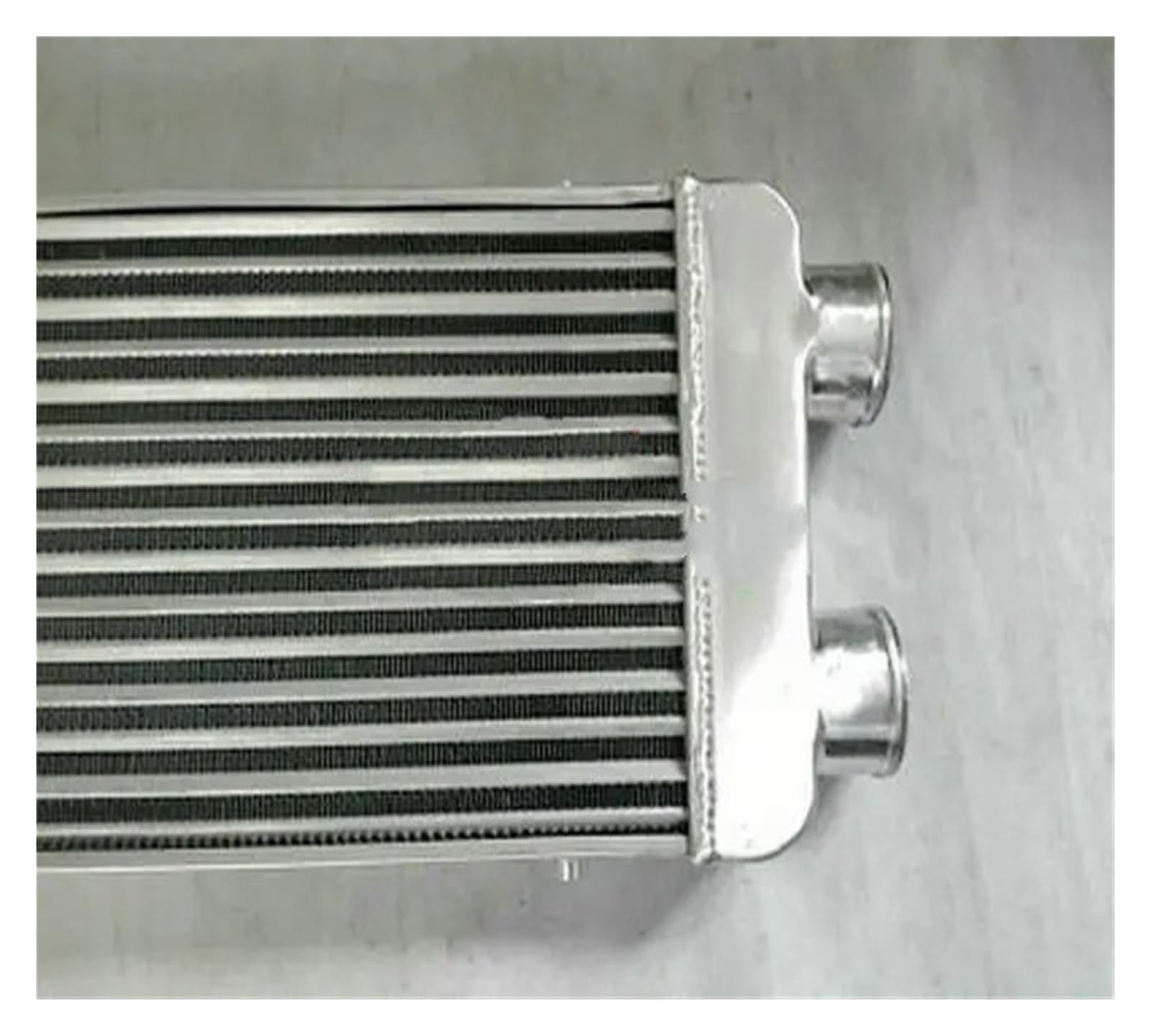 Mocowany Z Przodu Aluminiowy Turbo Intercooler 600x300x70mm Po Tej Samej Stronie 76mm I Wentylator Intercooler do turbiny samochodowy